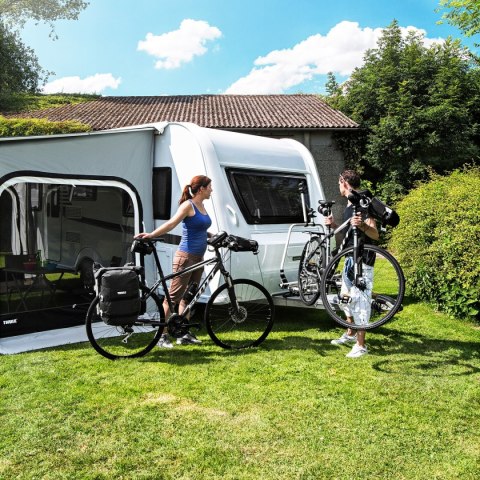 Bagażnik rowerowy Thule Caravan SuperB Standard kolor srebrny na Dyszel Pyszczepy