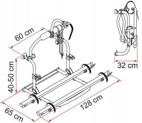 Bagażnik rowerowy Fiamma Carry-Bike CL Black