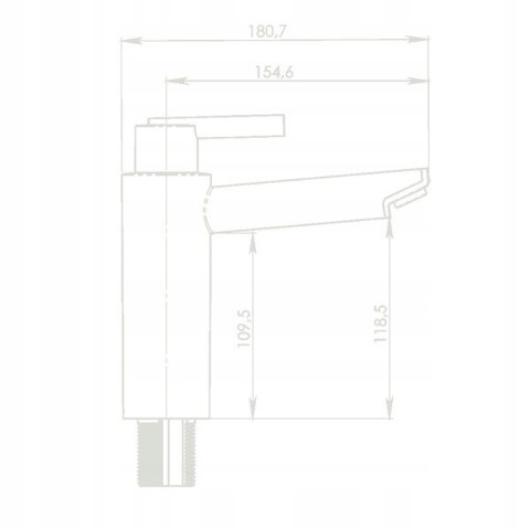Kran bateria kamper przyczepa Linnea Cascada