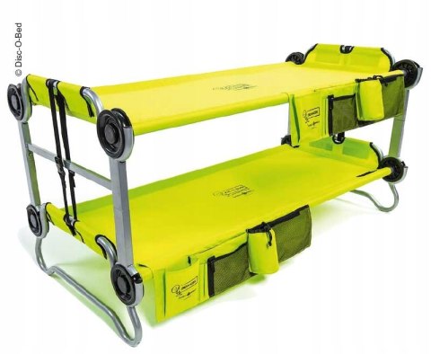 Łóżko piętrowe dla dzieci Kids-O-Bunk limonkowo-zielone