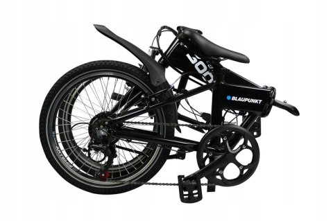 Rower elektryczny CARL 20" mały kompaktowy zwinny składany kamper