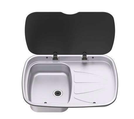 Zlew zlewozmywak do kampera / strona lewa, stal nierdzewna Thetford