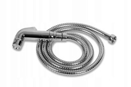 Zestaw natryskowy chromowany z wężem 150cm uchwyt ścienny przyłącze 1/2