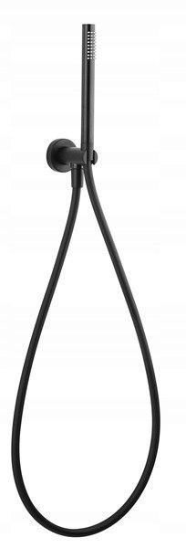 Zestaw prysznicowy - czarny mat 33mm wąż 150cm