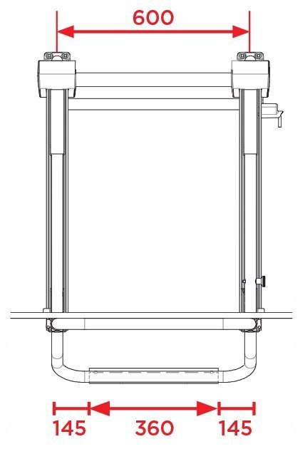 Bagażnik rowerowy Br-systems Bike Lift na 2 lub 3 rowery elektryczne CZARNY