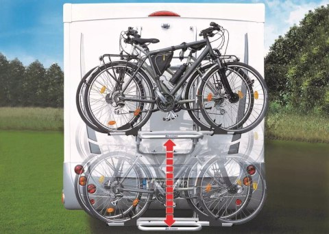 Bagażnik rowerowy elektryczny BR-SYSTEMS bike lift short rail 2 rowery