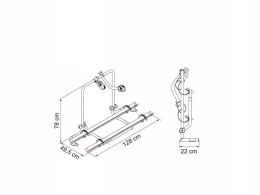 Bagażnik stojak na rowery Carry bike Garage plus RS