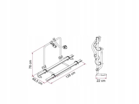 Bagażnik stojak na rowery Carry bike Garage plus RS