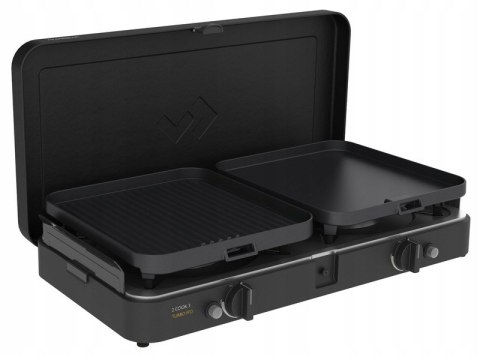 Kuchenka/grill 30 mbar, 2 palniki, zabezpieczenie zapłonu