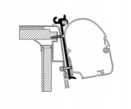 Adapter markizy Thule Pilote 4m