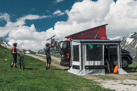 Adapter na 3 rower do Thule WanderWay 2 uchwyt rowerowy na klapę do VW T6