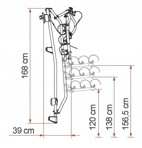 Bagażnik Fiamma Carry Bike Sprinter 3 rowery