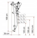 Bagażnik rowerowy do kampera Carry-Bike Frame Crafter 3 rowery Fiamma