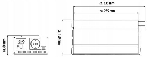 Falownik PowerWave 1000W firmy Carbest