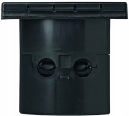 Gniazdo elektryczne zewnętrzne CEE Carbest 16 A 230 V czarne