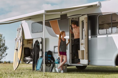 Markiza Thule Omnistor 8000 biała mystic grey 6 m