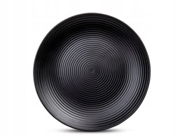 Zestaw obiadowy LUND, czarny, 16 elementów