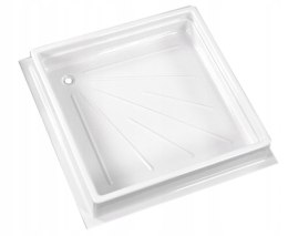 Brodzik do przyczepy kampera 600 x 600 x 102 mm ABS