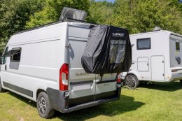 Carbest pokrowiec na 2-3 rowery na bagażnik kampera