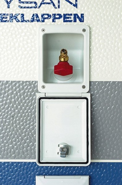 Gazowe gniazdo bezpiecznikowe białe