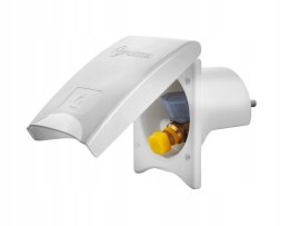 Gniazdo gazowe Truma białe