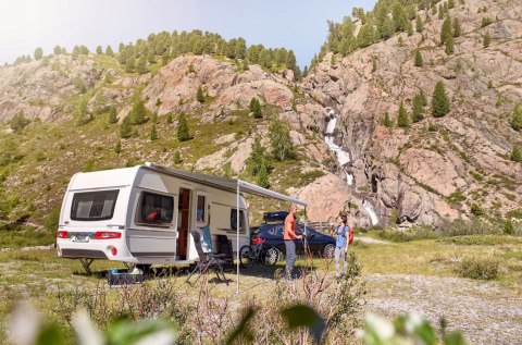 MARKIZA DO KAMPERA THULE OMNISTOR 6300 BIAŁA MYSTIC GREY 4 m