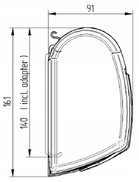 Markiza Thule Omnistor 5200 biała mistic grau 5m