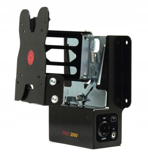 Uchwyt ścienny do telewizora TV z zasilaczem 12V i gniazdem antenowym 8kg